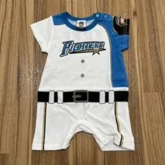 北海道日本ハムファイターズ　ロンパース　ユニフォーム　70 ベビーのサムネイル