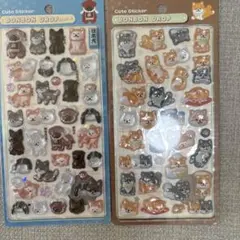 【正規品】ボンボンドロップシール 和柄 日本犬 柴犬セット