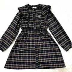 ALGY チェック柄　ワンピース　150㎝