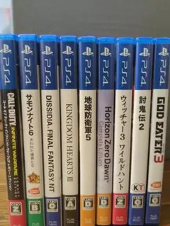 PS4 ゲームソフト 人気ゲーム8本セット - メルカリ