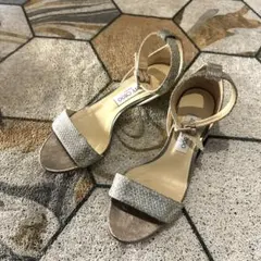 JIMMY CHOO ジミーチュウ★ラメグリッターサンダルサイズ37.5