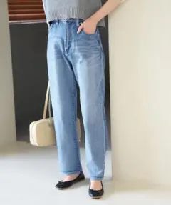 ロペピクニック【ウエスト革命デニム】ウエストシェイプハイライズマムジーンズ