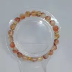 【在庫整理最終価格】シトリンガーデンブレスレット オレンジ系