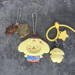 폼폼푸린 フォトフレームマスコット 3点セット