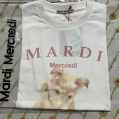 mardi mercredi マルディメクルディ Tシャツ 犬 イラスト