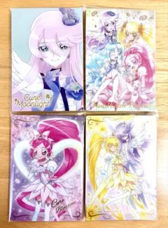 プリキュアカードウエハース10 キュアムーンライトHRほか3点