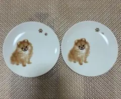 わんコレ ポメラニアン プレート 小皿 取り皿 2枚セットのサムネイル