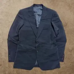 テーラードジャケット スーツジャケット ブラック ウール100% フォーマル 秋