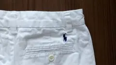 RALPH LAUREN ホワイト ハーフパンツ コットン
