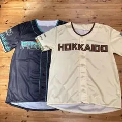 北海道日本ハムファイターズ 芝 HOKKAIDO ユニフォーム2枚セットのサムネイル