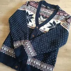 Beno ノルディック柄 カーディガン Mサイズ