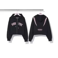 BORNPINKソウルコンパーカー L グレー　BLACKPINK BLACKPINK LIVE パーカー 新品 - メルカリ