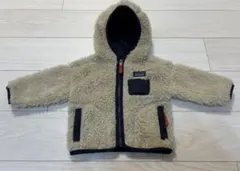 patagonia フリースジャケット 6-12M ベージュ