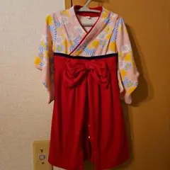 ベビー袴風ロンパース 80cm