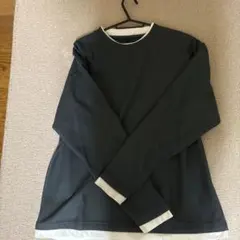 長袖カットソー　ダークグレー