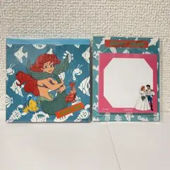 ディズニー NOSTALGICA リトルマーメイド スクエアメモ 付箋 A