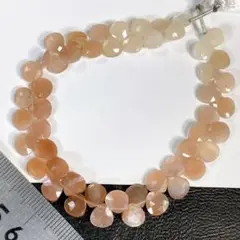 シルバーシャインムーンストーン＊マロンカットz11