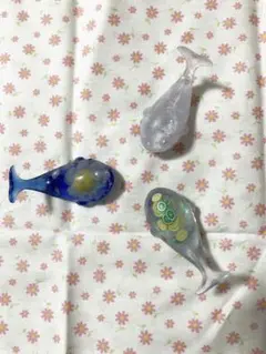 【ハンドメイド】クジラの箸置き3つセット