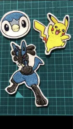 ポケモン　アイロン　ワッペン