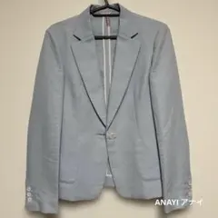 【クリーニング済】ANAYI アナイ ライトブルー テーラードジャケット38のサムネイル