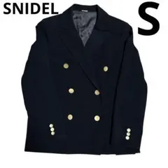 SNIDEL スナイデル 金ボタン紺ブレ テーラードジャケット 卒業式 入学式