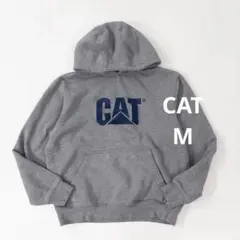CAT プリントフーディ パーカー ヴィンテージ 古着