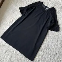 GIRL ガール　ワンピースドレス　レース　ブラックフォーマル　黒　大きいサイズ