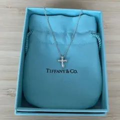 最終値下【美品】Tiffany ミニクロスネックレス シルバー925 TIFFANY&Co ティファニー ネックレス クロス ミニ 十字架