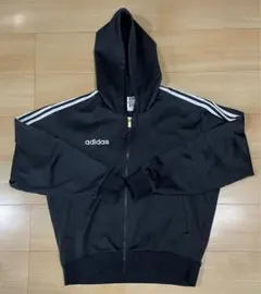 90s 00s デサント製 アディダス トラックジャケット フード Lサイズ