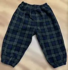 OOTT BEBE チェックパンツ　グリーン　サイズM（100）