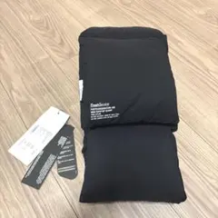 新品タグ付きフレッシュサービスダウンネックウォーマーマフラーブラック