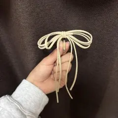リボン型ヘアアクセサリーピン