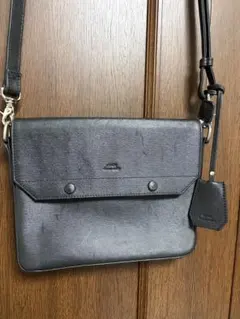 【SEEKER×UNIONSTATION】防水加工エンボスレザーショルダーバッグ