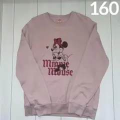 UNIQLO ミニーマウス トレーナー ピンク　160