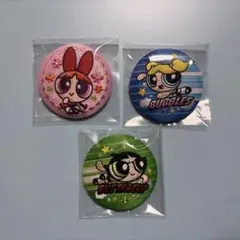 パワーパフ ガールズ 刺繍缶バッジ