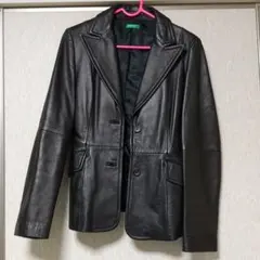 ベネトン レザージャケット 羊革のサムネイル
