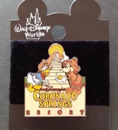 ★レア！レトロ★WDW★ディズニー・コロナドスプリングスリゾート★ピンバッジ★
