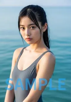 L1005　AI美女 A4ポスター コスプレ　水着　グラビア ランジェリー