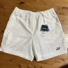 YONEX バドミントンショーツ Lサイズ ホワイト