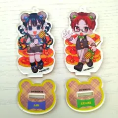 地縛少年花子くん くま アクリルスタンド キーホルダー 蒼井茜 赤根葵 セット