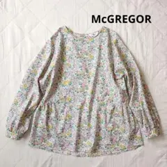 極美品　McGREGOR　LIBERTY　コットンブラウス　花柄　マックレガー