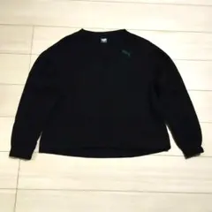 PUMA ブラック トレーナー 長袖