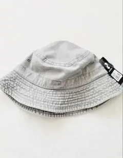 新品Newhattanデニムバケットハット白黒グレーホワイトNeweraPolo