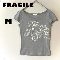 【フラジール】ちびｔ/半袖Tシャツ/ Y2K♦︎グレー♦︎M