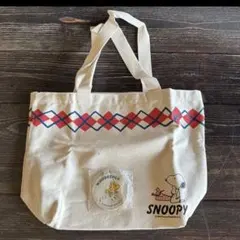 未使用品　スヌーピー ×ジェラピケ　トートバッグ チャーム付き レア
