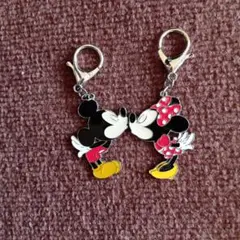 ミッキー＆ミニー キスデザイン キーホルダー