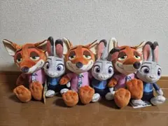 ズートピア2 ニック ジュディ ペアぬいぐるみ