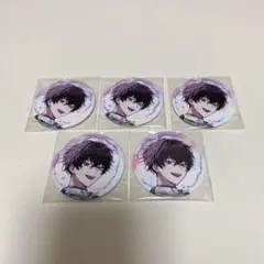 ART OF NIJISANJI ランダムマット箔押し缶バッジ 佐伯イッテツ