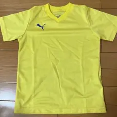 Puma イエロー Vネック Tシャツ