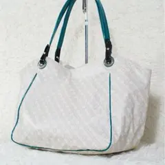 ソフティ 総柄《GHERARDINI》トートバッグ アイボリー エナメル A4